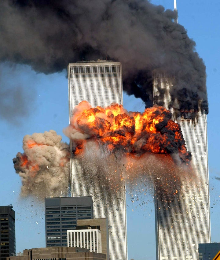 The terror attacks killed 2,996 people after two Boeing 767 planes hit the towers in New York on September 11, 2001