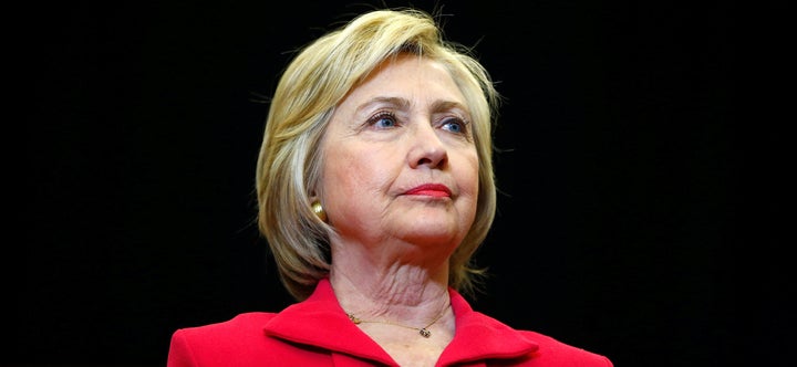 Democratic presidential hopeful Hillary Clinton speaks at Transylvania University in Lexington, Kentucky, on May 16