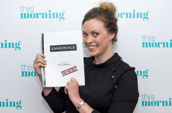 <strong>Sharon joined the 'Emmerdale' writing team earlier this year </strong>