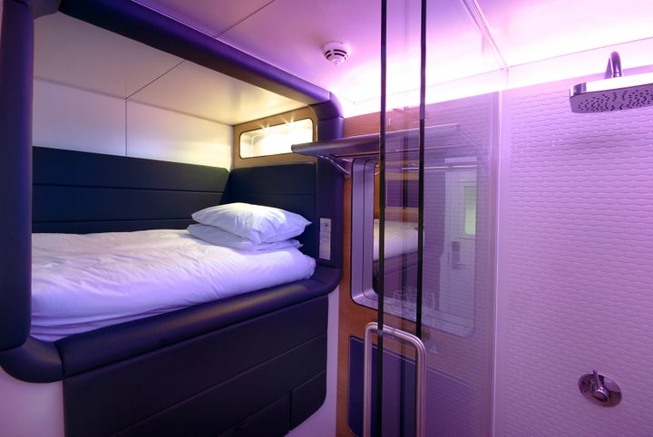 Yotel currently has sleep cabins available at airport locations in London and Amsterdam with plans to open additional airport locations in Paris and Singapore.