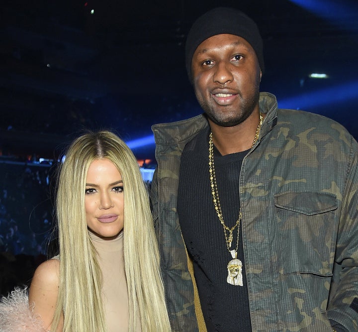 Khloe Kardashian and Lamar Odom attend Kanye West Yeezy Season 3 on February 11, 2016 in New York City.