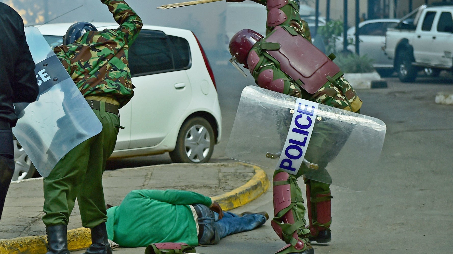The Uncertain Fate Of The Man In The Police Brutality Image That Shocked Kenya | HuffPost The WorldPost