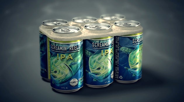 Edible Rings On Six-Packs Feed Marine Life If They End Up In The