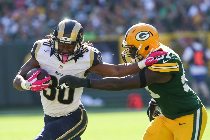 Gurley tells HuffPost: "I’ve had a chance to have a real offseason, rest my body, and now I’m back moving around and doing a lot more stuff than I was able to do last year because of my knee injury."