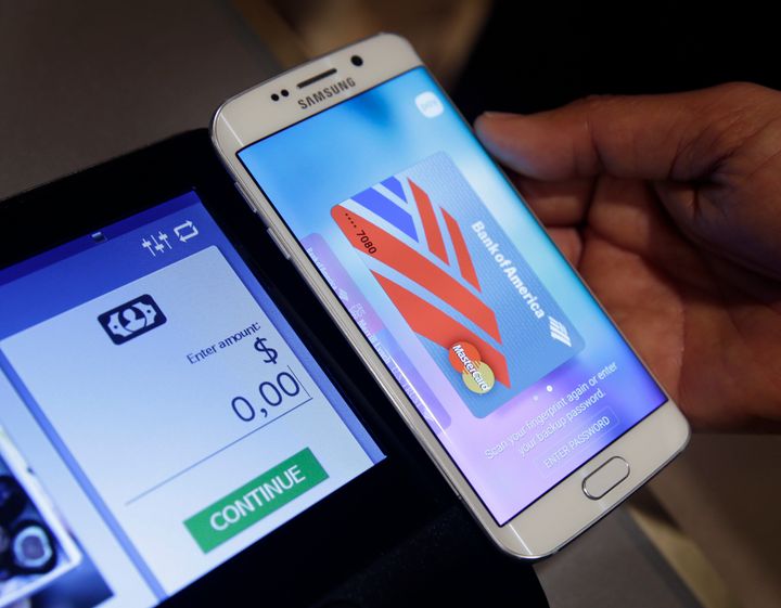 Samsung Pay is the company's own version of Android and Apple Pay.