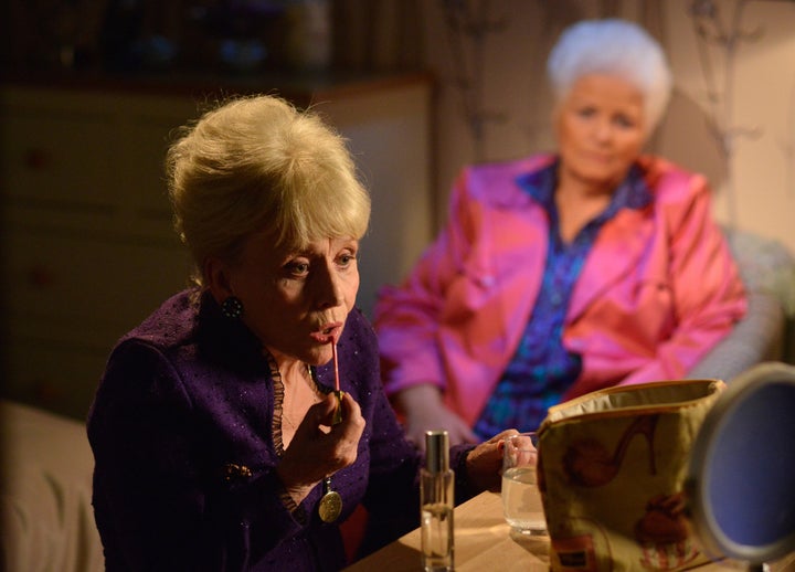 Peggy (Barbara Windsor) and Pat (Pam St.Clement)