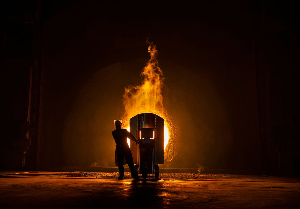 A new photo series takes us into the Zhong Tian (Zenith) Steel Group Corp., a privately owned steel manufacturer in eastern C