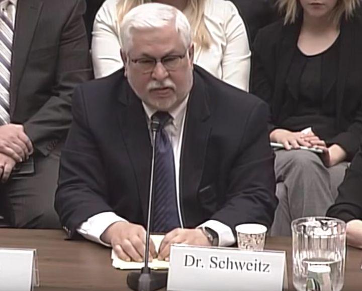 Michael Schweitz, a rheumatologist from Florida, testifies on behalf of the Alliance for Specialty Medicine at a House subcommittee hearing on May 17.