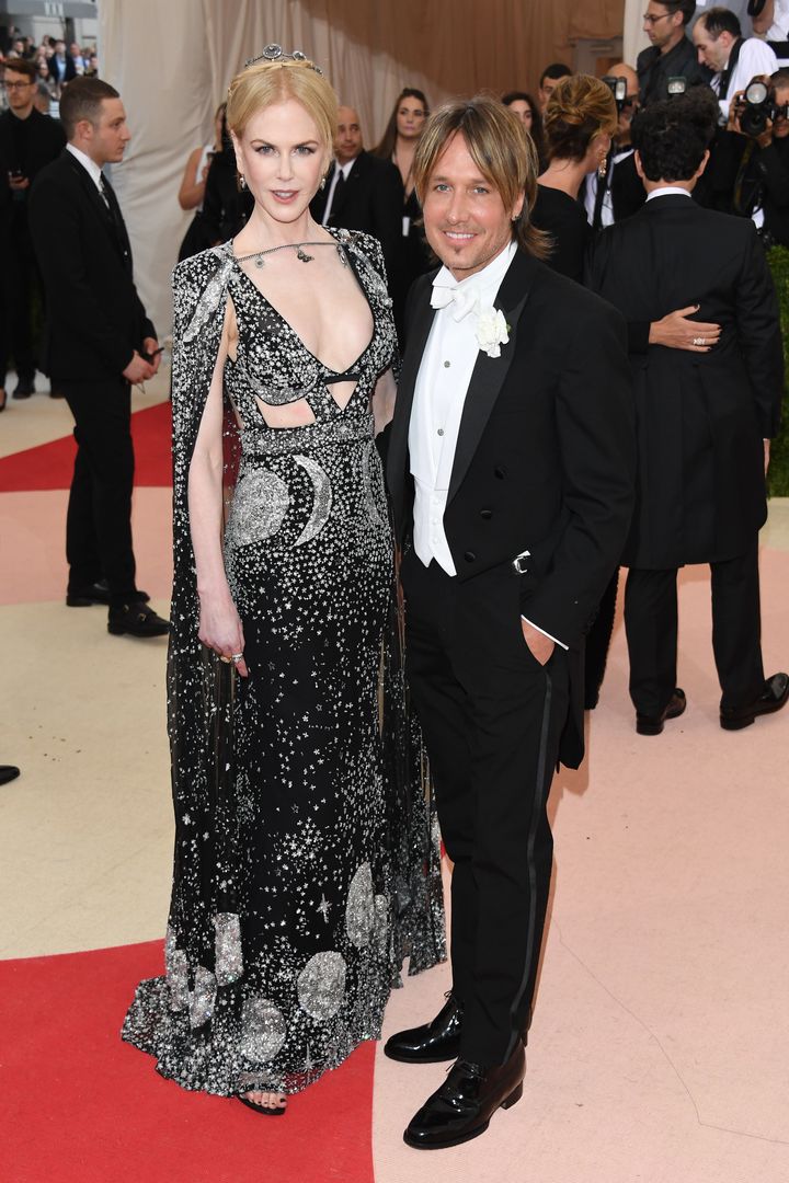 Nicole Kidman and Keith Urban attend the "Manus x Machina: Fashion In An Age Of Technology" Costume Institute Gala on May 2, 2016.