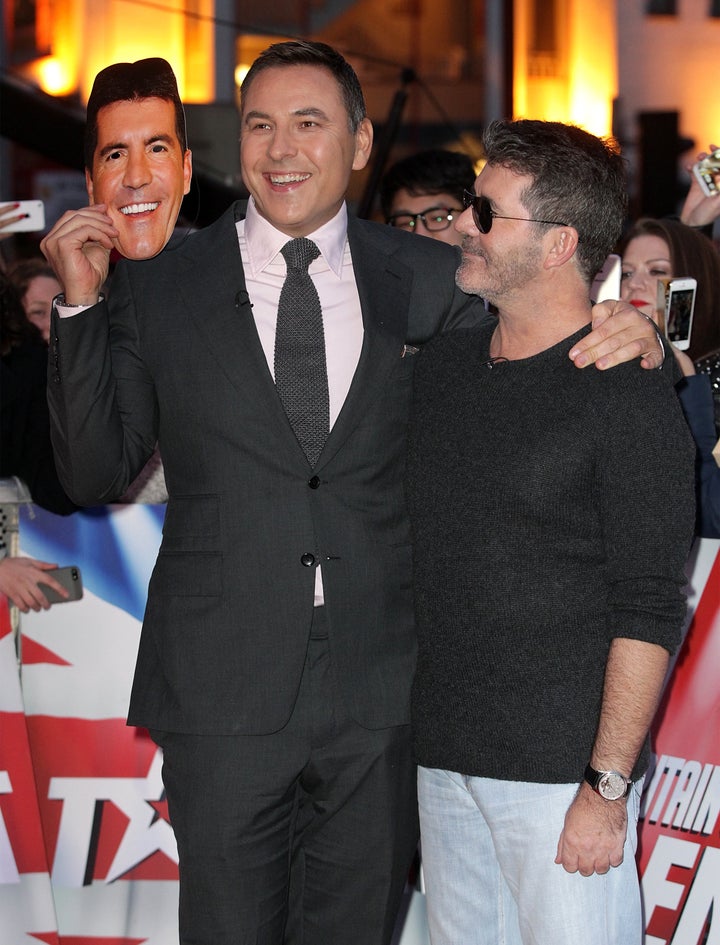 <strong> Simon and his fellow 'BGT' judge, David Walliams</strong>