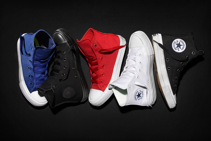 A selection of Converse's line of Chuck Taylor All Stars, which can range in price from $35 to more than $200.