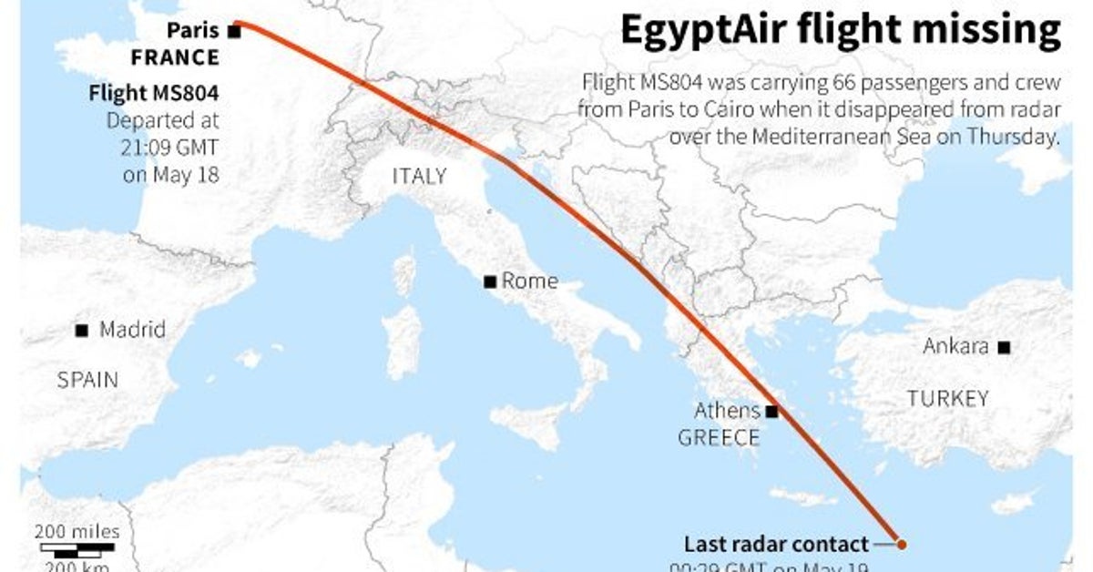 Here's What We Know So Far About EgyptAir Flight MS804 | HuffPost The ...