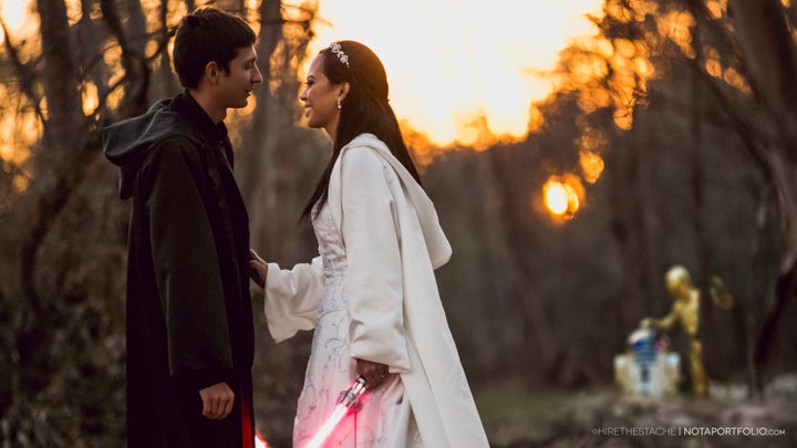 Krystel and Earle bonded over their love of Star Wars in high school.