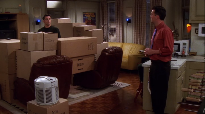 I don't definitively know if Leslie Litt's boxes looked like Joey's fort.