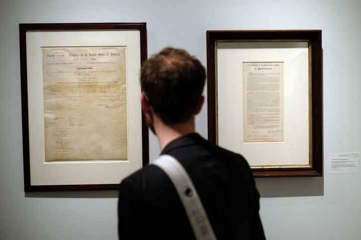 A copy of the Emancipation Proclamation and the 13th Amendment will soon be auctioned. 