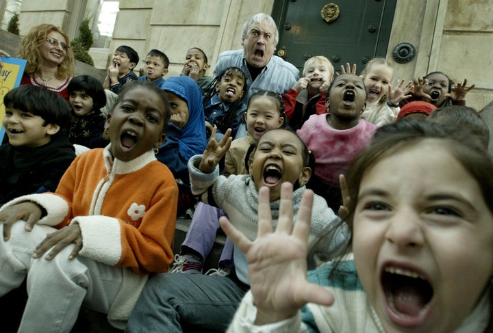 Munsch, in 2003, at a literacy event.