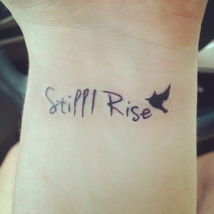 Still i rise   tattoo letter scetch download