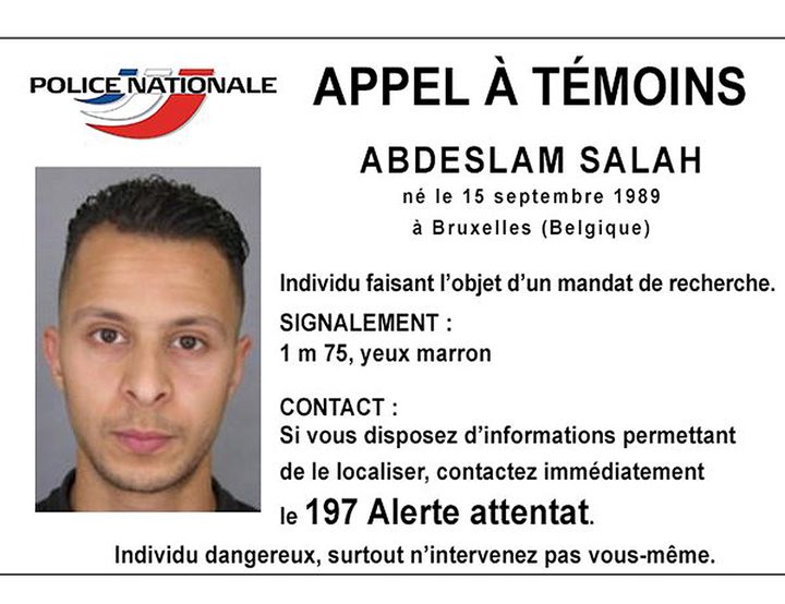 Handout file picture shows Belgian-born Salah Abdeslam. He was sentenced on Monday to 20 years in prison over a shootout with police in Brussels in 2016.