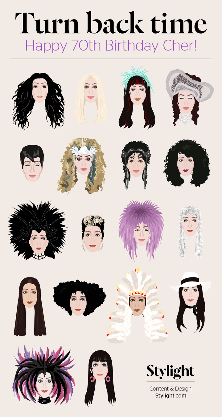 Can You 'Believe' How Many Hairstyles Cher Has Had Over The Years? | HuffPost Life Can You 'Believe' How Many Hairstyles Cher Has Had Over The Years? | HuffPost Life