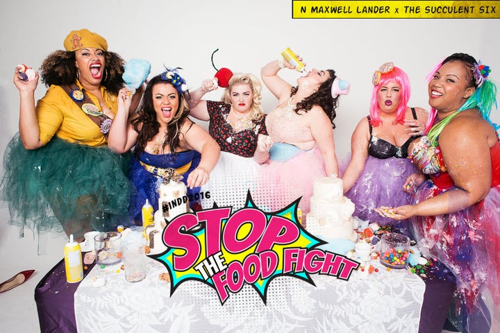 The Succulent Six posed for a photo shoot in April to encourage others to fight back against body shaming and "stop the food