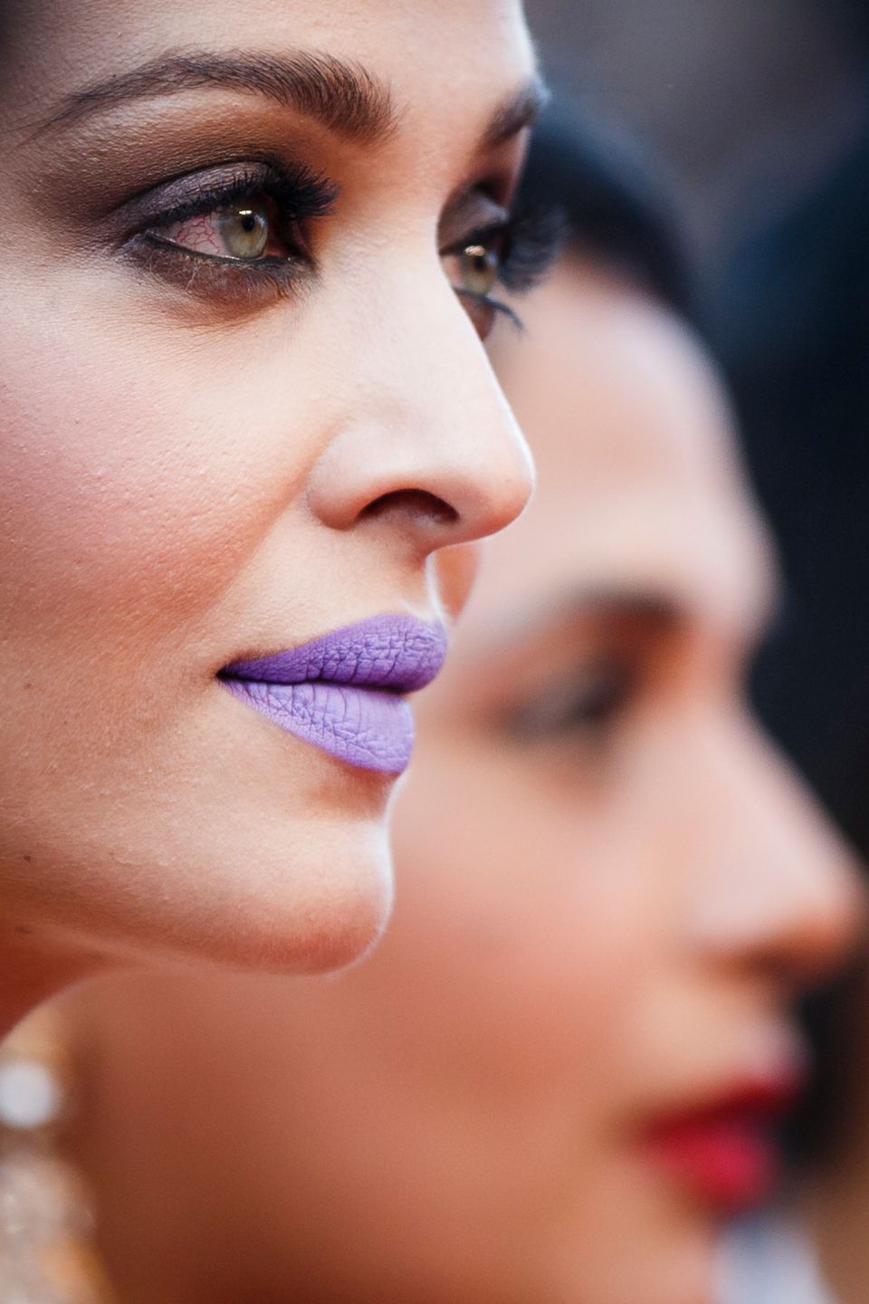 Aishwarya Rai's Violet Lipstick