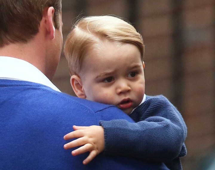 Prince William admitted that as a baby Prince George was quick to slumber.