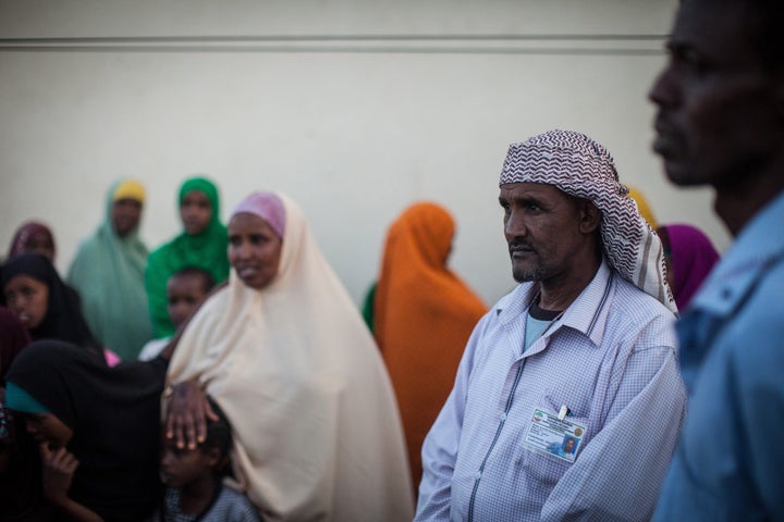 People in Hargeysa, Somaliland, gather to discuss the practice of FGM. The bill to eradicate the practice in Somalia is curre
