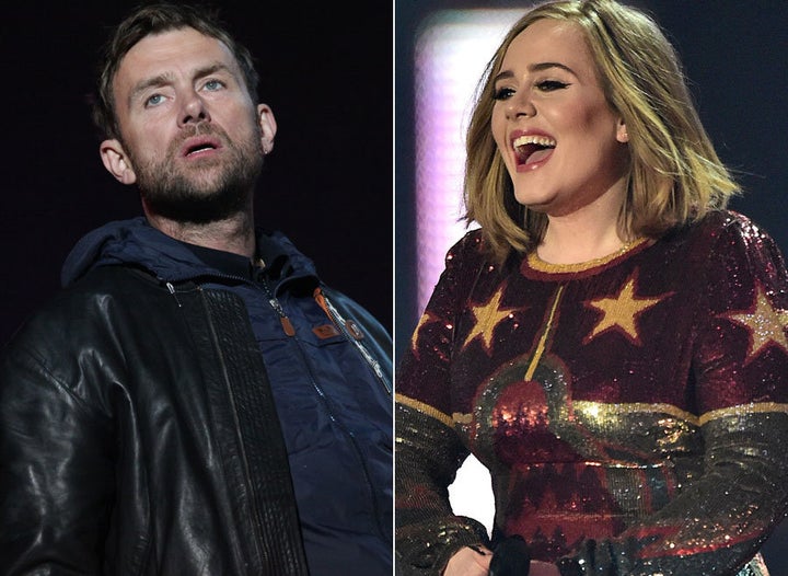 Damon Albarn and Adele