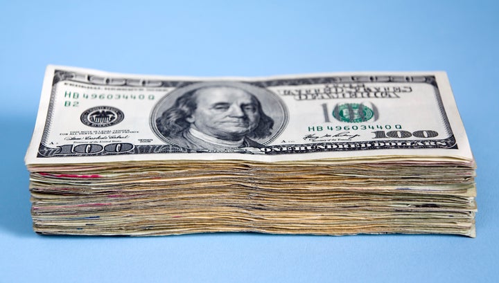 Deputies allegedly found more counterfeit $100 bills, not pictured, during a search of the home that Gidcumb still lives at w
