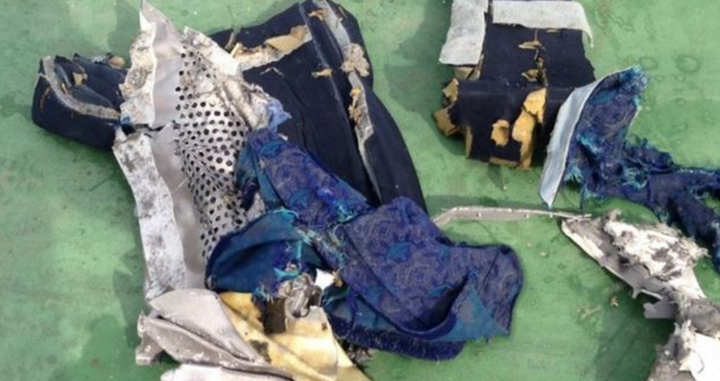 <strong>Debris found by Egyptian authorities</strong>