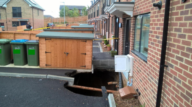 Homes in Plumstead had to be vacated after a sinkhole opened up at the beginning of May.