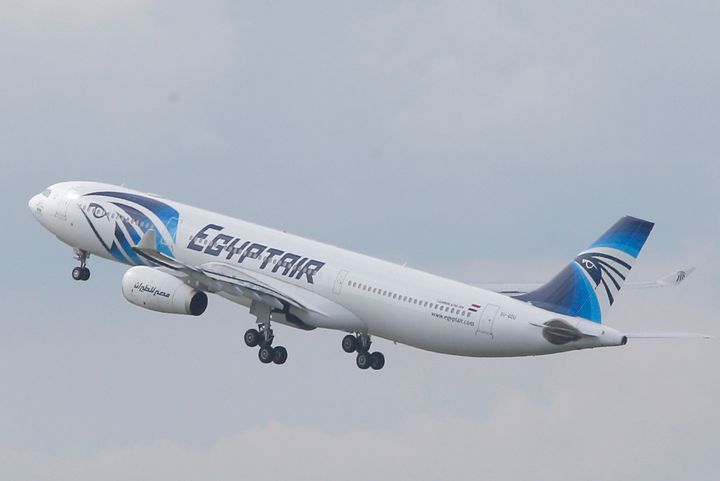 The EgyptAir plane that crashed killing 66 people on board had 'we will bring this plane down' scrawled on the side of it in Arabic