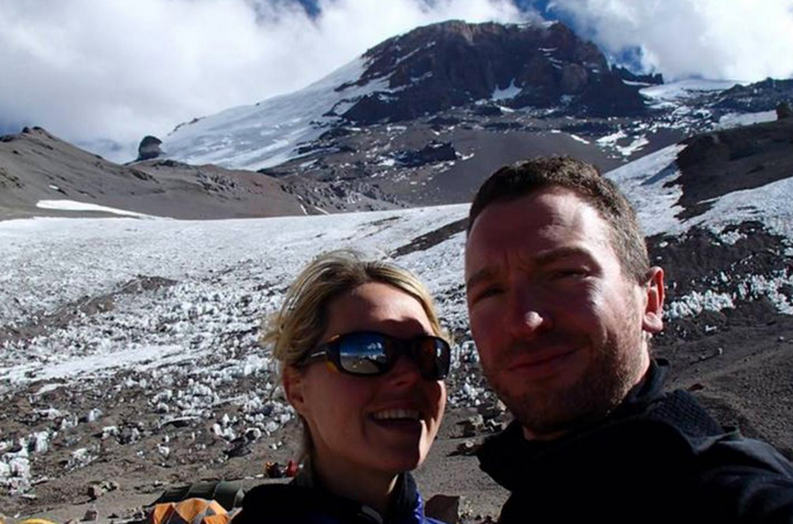 Maria Strydom with her husband Robert Gropel.