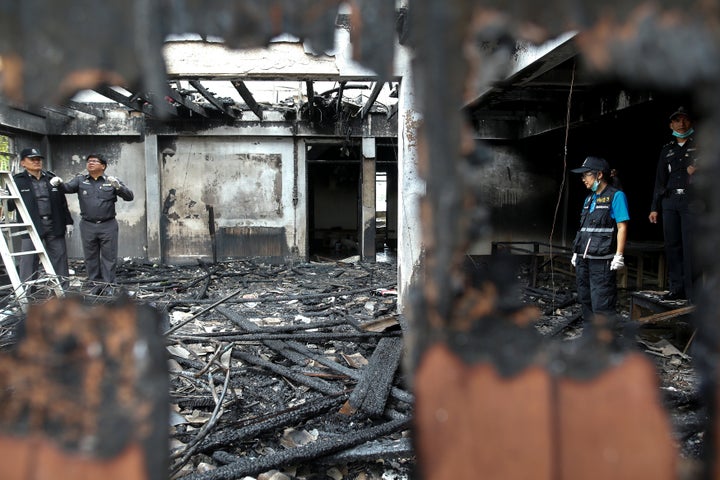 A fire killed at least 17 girls at a Christian school for poor hill-tribe families in Chiang Rai, Thailand. Five others were