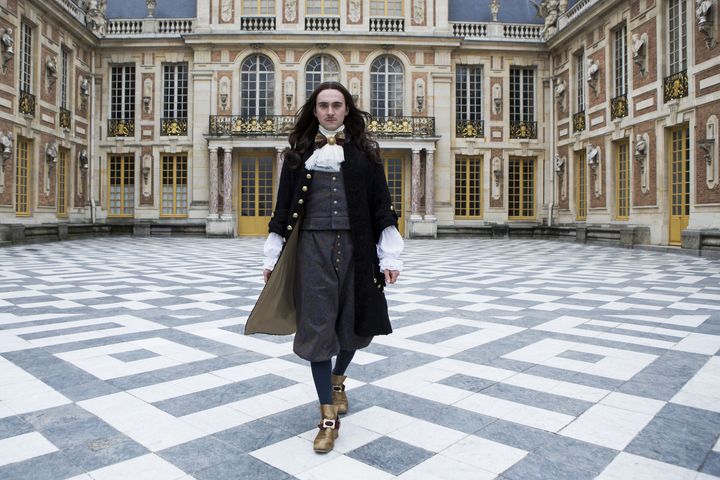 George Blagden plays the lead role of Louis XIV in 'Versailles'