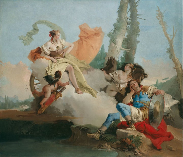 Giovanni Battista Tiepolo, "Rinaldo Enchanted by Armida," 1742-1745