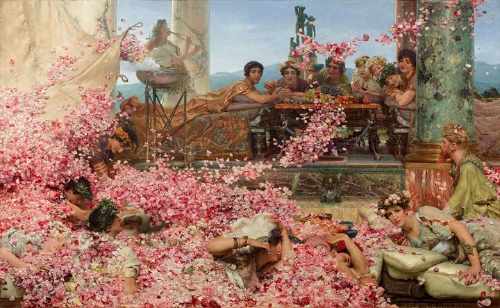 Lawrence Alma-Tadema, "The Roses of Heliogabalus," 1888