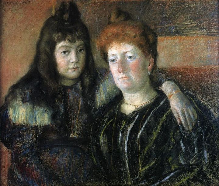 Mary Cassatt, "Madame Meerson and Her Daughter," 1899