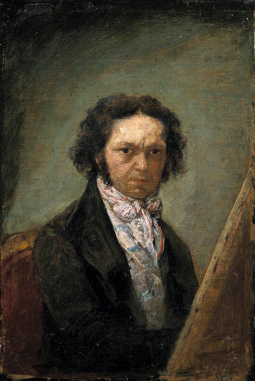 Francisco Goya, Self-portrait, 1796-1797