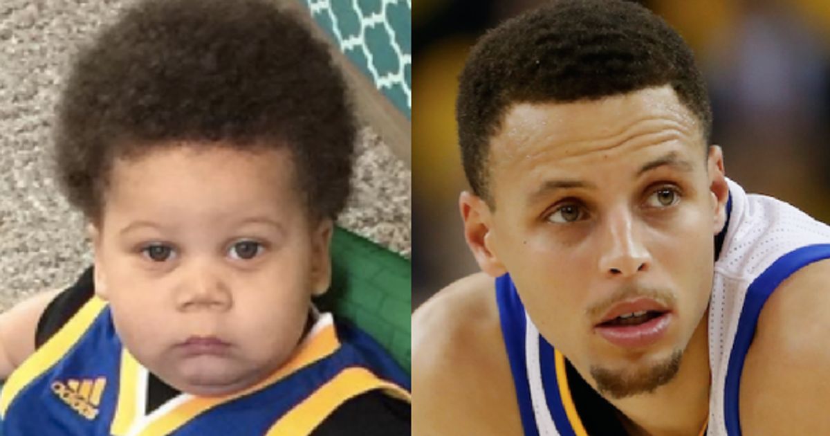 Adorable baby 'Stuff Curry' looks just like Steph Curry