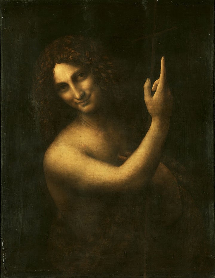 Leonardo da Vinci, "Saint John the Baptist," 1513-1516