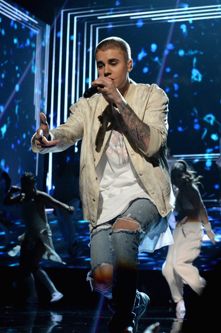 Justin Bieber at the Billboard Music Awards