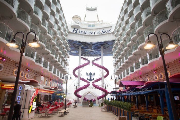 cruise ship mall