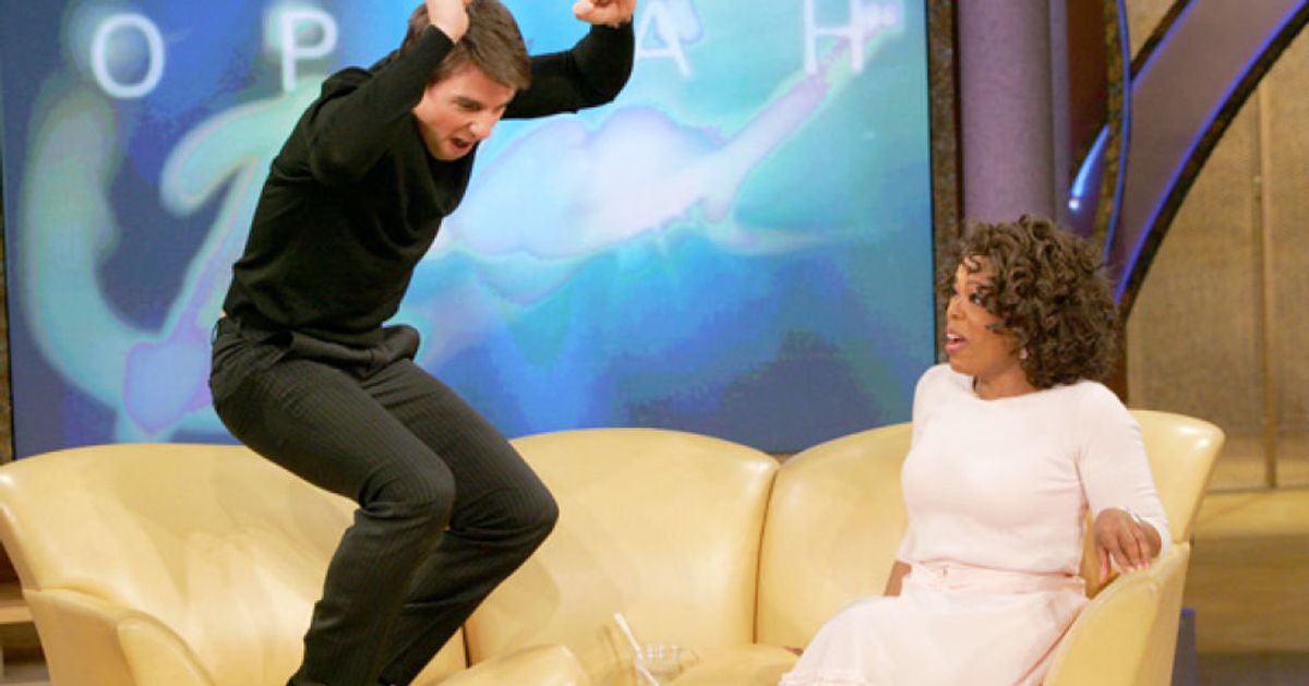 tom cruise jumping on oprah