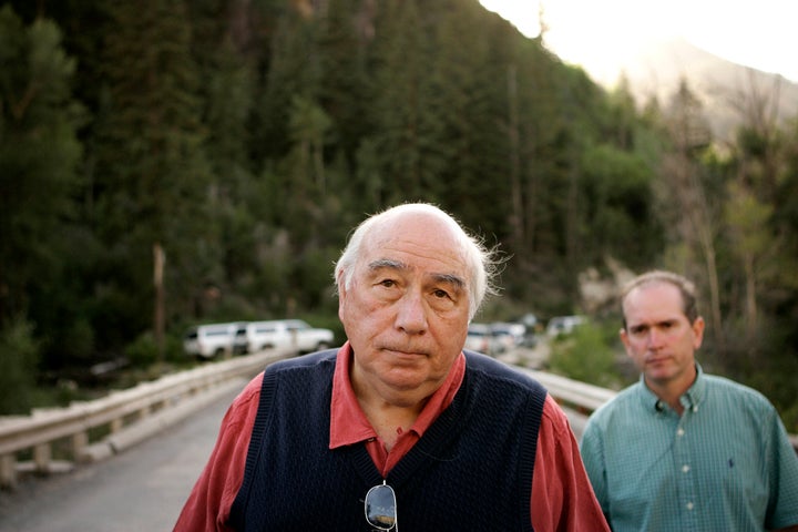 Robert Murray arrives for a news conference on the status of rescue efforts to save the six trapped coal miners in Hunti