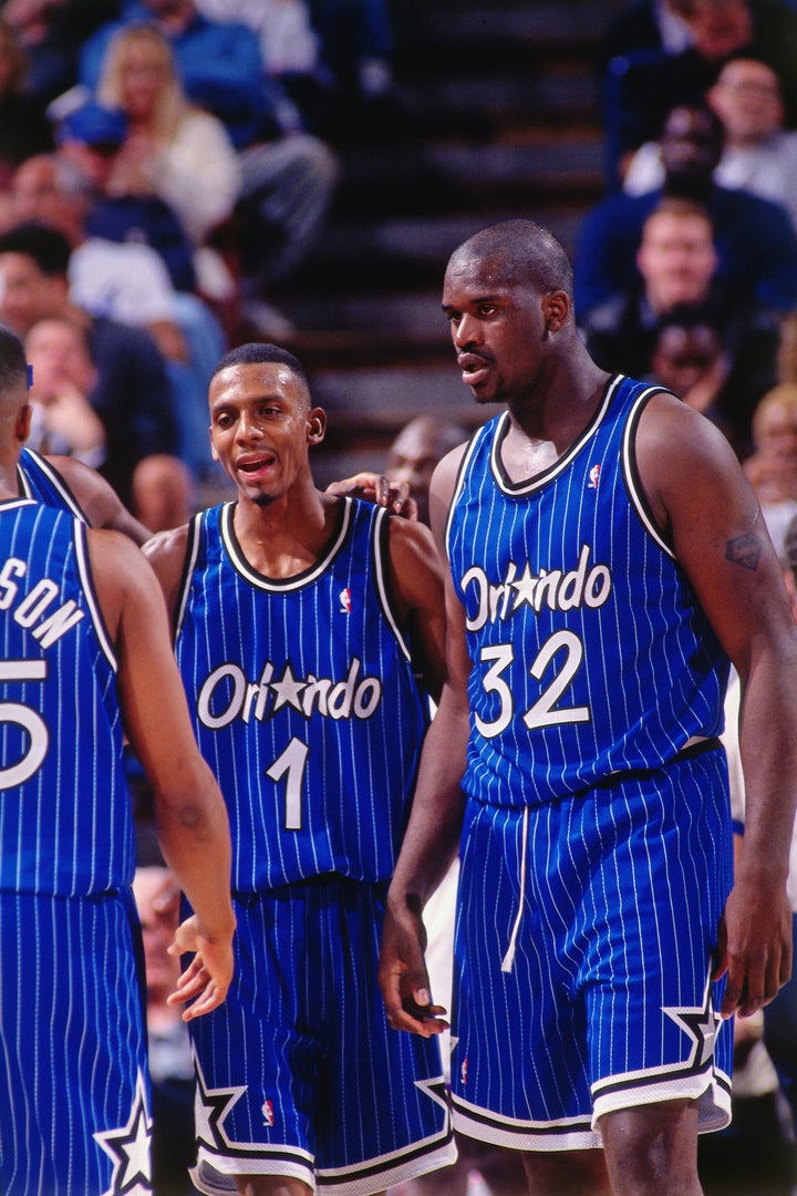 O'Neal and Penny Hardaway were swept in the 1995 NBA Finals by Hakeem Olajuwon and the Houston Rockets.