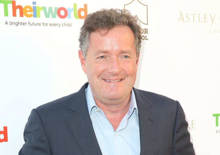 Piers Morgan called out Harriet Harman's hypocrisy over Kim Kardashian's nude selfie comments.