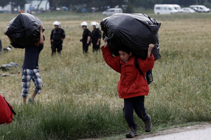 Idomeni has been a temporary home for around 8,000 people in the past few weeks. Refugees found themselves stuck and unable t