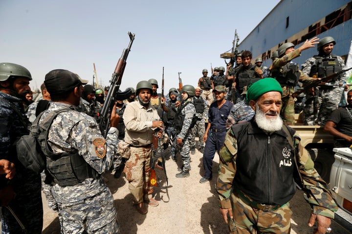 Iraqi forces entered a second day of an assault to retake Fallujah from the self-styled Islamic State.