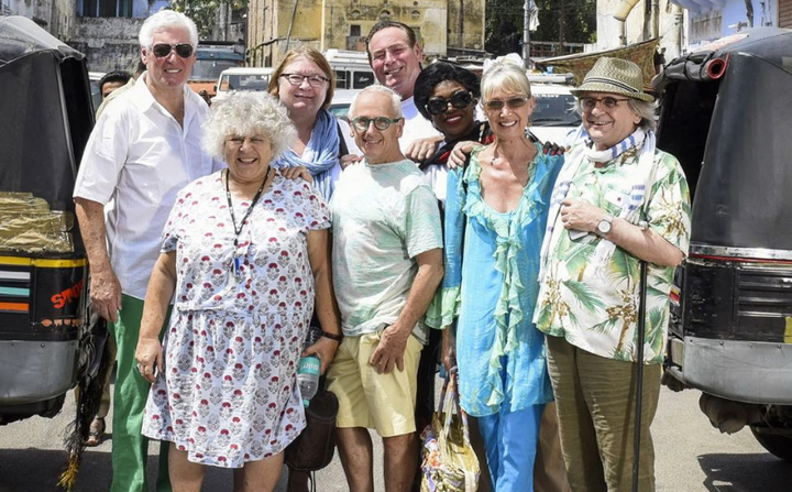 Wayne joined other celebrities to experiment with life abroad in 'The Real Marigold Hotel'